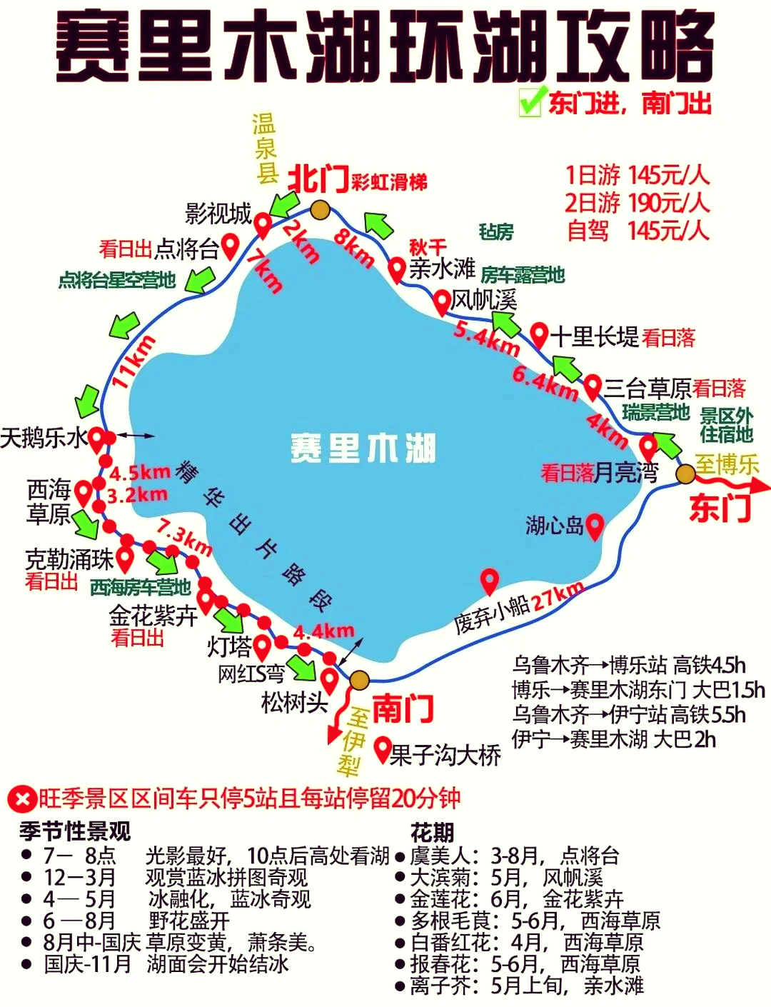 伊宁去赛里木湖三天攻略，旅游帮手